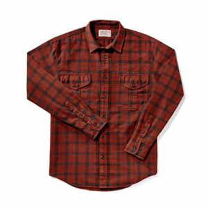 Filson Burgundy/Deep Brown Lightweight Alaskan Guide Shirt 10743-AP-XL in Elevated Ii, XL