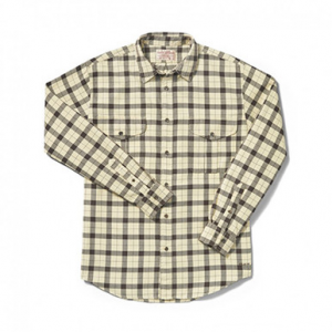 Filson Cream/Deep Brown Lightweight Alaskan Guide Shirt 10743-L in Elevated Ii, L
