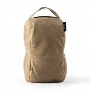 MDT Chunky Peanut Glass Fill Grulla Waxed Canvas Support Bag 109112-GRU in Brown