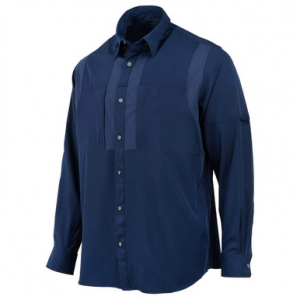 Beretta TKAD Flex Long Sleeve Button-Down Shirt Blue Total Eclipse 2XL LU931T23340504XXL