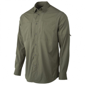 Beretta TKAD Flex Long Sleeve Button-Down Shirt Green Stone Medium LU931T23340707M