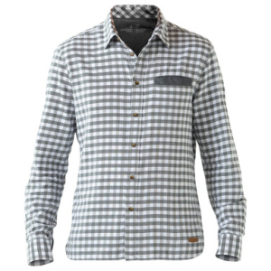 Swarovski Optik Swarovski Mens PS Plaid Shirt Gray/Green/White EU XL/US L 60644