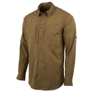 Beretta TKAD Flex Long Sleeve Button-Down Shirt Flat Dark Earth Medium LU931T2334086YM