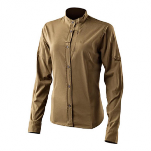 Beretta Women's EVAD Flex Long Sleeve Button-Down Shirt Flat Dark Earth Medium LD571T2334086YM