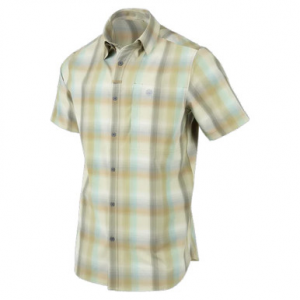 Beretta Hovis Flex Short Sleeve Button-Down Shirt Green/Light Green Check X Large LU302T233407X8XL