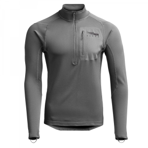 Sitka Gear CORE Mid Wt Zip-T Woodsmoke XX Large 10068-WS-XXL Top, 3XL