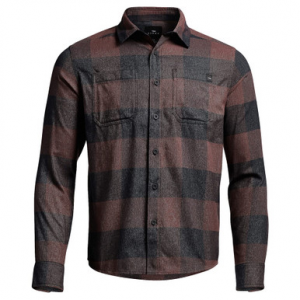 Sitka Gear Grange Flannel Dark Red Plaid X Large 600071-DRP-XL Top