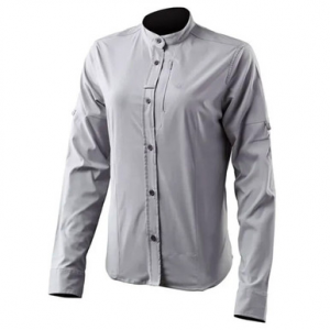 Beretta Women's EVAD Flex Long Sleeve Button-Down Shirt Light Gray X Large LD571T23340966XL