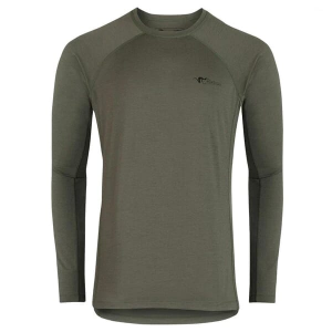 Stone Glacier Chinook Merino Crew Top LS Tarmac XX-Large 10001-TM-XXL Top in Tarmac Brown, S