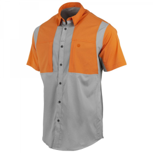 Beretta TKAD Flex SS Shirt Grey/Blaze Orange 2XL LU951T23340965XXL, M
