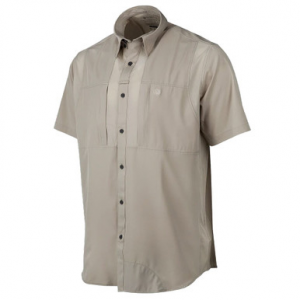 Beretta TKAD Flex Short Sleeve Button-Down Shirt Sand Large LU951T23340008L