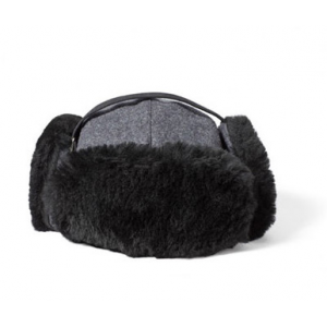 Filson Trapper Hat Charcoal LG 30143, L