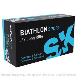 SK Ammunition .22 LR Biathlon Sport 40gr Ammunition Brick of 500rds 420213 ammunition - Like New - Damaged Box UA6425
