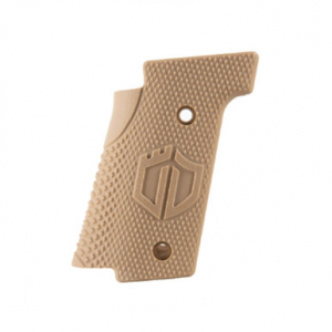 Walther Arms 9mm Q5 SF G10 Thin Grips - Checkered In Solid Coyote Brown 5132115