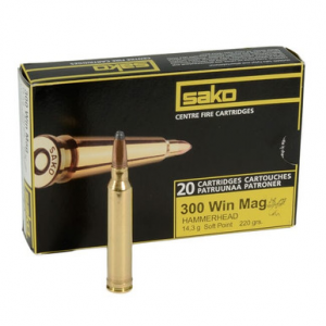 Sako 300 Win Mag 220gr Hammerhead Rifle Ammunition