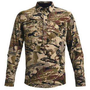 Under Armour Backwoods CH1 Henley Shirt UA Barren Camo/Blk SM 1356287-999004