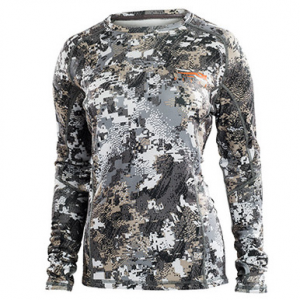 Sitka Gear Sitka Women's Core Mid Wt Crew Top LS Optifade Elevated II Medium 10047-EV-M Top