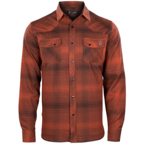 Stone Glacier Timber Butte Long Sleeve Snap Shirt Redstone Plaid XX Large 90002-RS-XXL