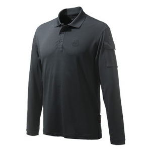 Beretta Miller LS Polo Black Small MP025T20120999S Top