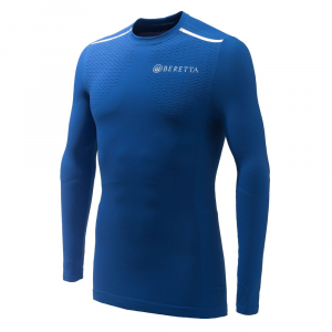 Beretta Flash Seamless LS Underwear Navy/Beretta Blue 2XL-3XLIM191T1958058RIII Top, 2XL-3XL