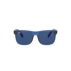 Ray-Ban Junior Justin Rubber Transparent Blue Dark Blue ORB70608048