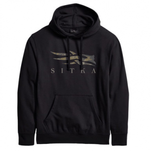 Sitka Gear Waterfowl Timber/Black Icon Optifade Pullover Hoody Large 600270-BKTM-L