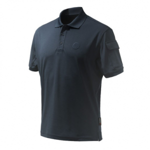 Beretta Miller SS Polo Blue Small MP015T2012053CS Top