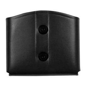 Beretta Black Double Leather Open Top Magazine Pouch E03565