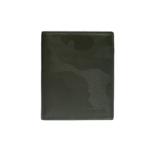 Beretta Green Vertical Bifold Wallet PP121L01260715UNI in Green Camo