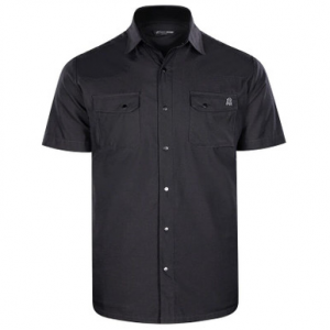 Stone Glacier Breaks Short Sleeve Snap Shirt Carbon XXX Large 90001-CA-XXXL