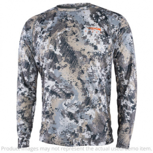 Sitka CORE Lt Wt Crew Top - LS Optifade Elevated II XXX Large 10064-EV-3XL - Like New - No Tags UA6074 Top