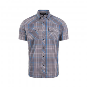 Stone Glacier Breaks Snap Shirt SS Sky Plaid XX-Large 90001-SK-XXL, M