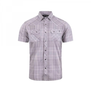 Stone Glacier Breaks Snap Shirt SS Stone Plaid XX-Large 90001-ST-XXL, L