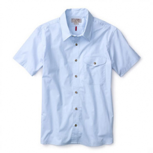 Filson S/S Feather Cloth Shirt Light Blue MD 10491, M