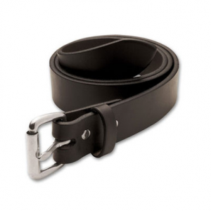 Filson 36 Brown/Stainless 1.25" Leather Belt 63203198212