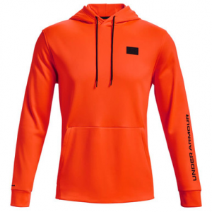 Under Armour Storm Camo Kangzip Hoodie Blz Org/Blk LG 1367635-825002 in Blaze Orange