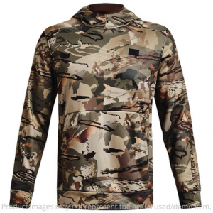 Under Armour Storm Camo Kangzip Hoodie UA Forest All Season Camo/Timber LG 1375113-994005 - No Sale Tags - Light Wear - Excellent Condition