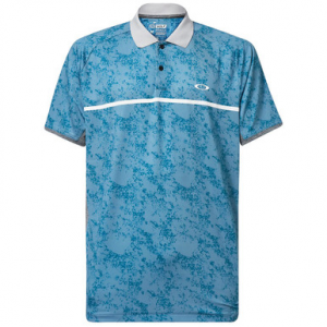 Oakley Sand Camo Aurora Blue Raglan Shirt Large FOA404355-67M-L