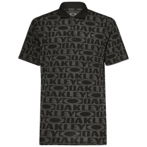 Oakley Stacked Jacquard RC Blackout Polo Shirt Large FOA403760-02E-L