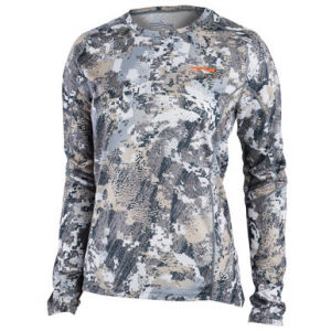 Sitka Gear Sitka Women's Core Lt Wt Crew Top - LS Optifade Elevated II X Small 10076-EV-XS Top, XS