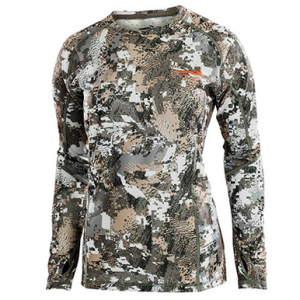 Sitka Gear Sitka Women's Core Lt Wt Crew Top LS Optifade Elevated II Small 10053-EV-S Top