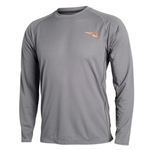 Sitka Gear Sitka Core Lt Wt Crew Top - LS Woodsmoke Small 10033-WS-S Top