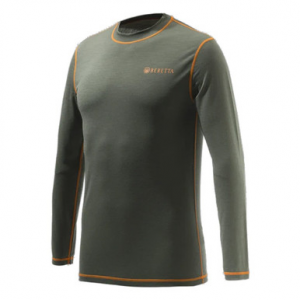 Beretta Merino Base Long Sleeve T-Shirt Green X Small IM201T19690715XS