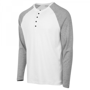 Beretta Scout Performance Henley White/Grey Melange 3XL TS692T231101C7XXXL Top in Gray, L