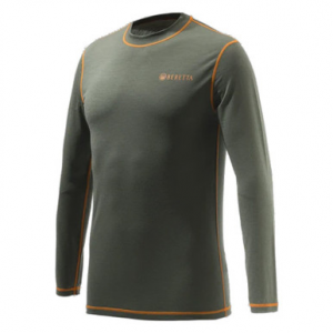 Beretta Merino Base Long Sleeve T-Shirt Green 3XL IM201T19690715XXXL