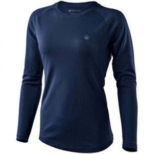 Beretta Ciel Tech Long Sleeve T-Shirt Blue Total Eclipse Medium TS602T22610504M