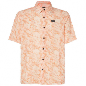 Oakley Sand Print Pastel Orange Shirt Small FOA404360-7BY-S