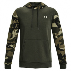 Under Armour Rival Camo Blocked Fleece Hoodie Baroque Green/Canyon Clay XL 1373180-310004