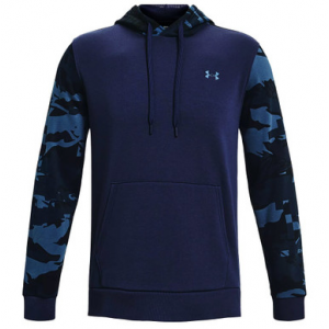 Under Armour Rival Camo Blocked Fleece Hoodie Midnight Navy/Admiral XXL 1373180-410002
