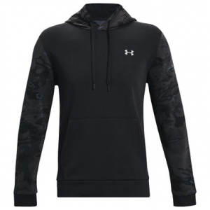 Under Armour Rival Camo Blocked Fleece Hoodie Black/UA Blackout Camo/Elemental 3XL 1373180-001001